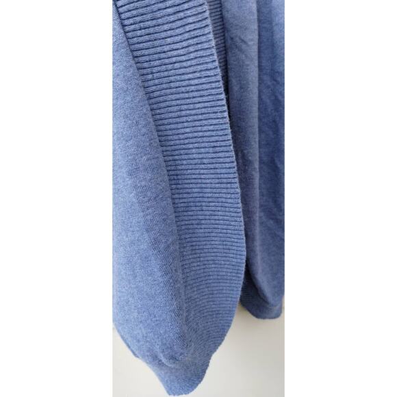 RED label brand Open Lightweight Rayon blend Cardigan Cornflower Blue Size L - Picture 5 of 9